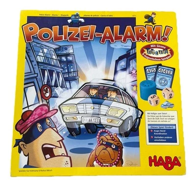Polizei-Alarm! von HABA Kinderspiel Brettspiel Familienspiel Vollständig Selten - Bild 1 von 4