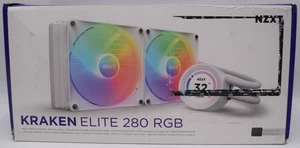 NZXT Kraken Elite RGB 280mm RGB AIO CPU Liquid Cooler with LCD Display - Photo 1/13