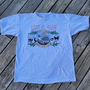 Vtg Prairie Mountain XXL Mount St. Helens T-Shirt National Volcanic Monument USA - Picture 1 of 6