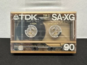 TDK SA-XG 90 Blank Audio Cassette Tape Type II Chrome MADE IN JAPAN SEALED - Picture 1 of 10