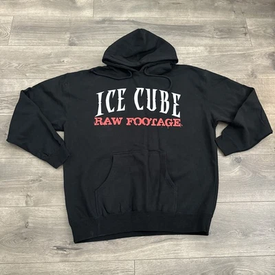 RARE 2008 Ice Cube Raw Footage Lench Mob Records Double Sided Promo Hoodie XL - Image 1 of 4