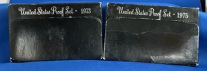 1973-S & 1975-S U.S. Mint Proof Sets - Picture 1 of 5