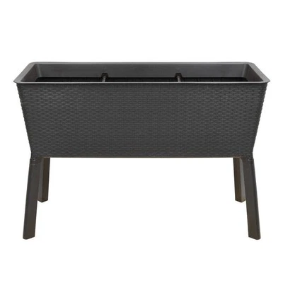 44,5 pulgadas W X 15,25 pulgadas Cama de jardín de resina elevada H Easy Grow grande Foto 1 de 4