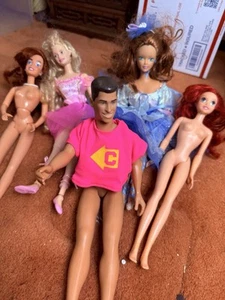 90s Specialty Barbies Well Played With Lot - Picture 1 of 6