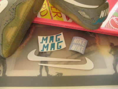 Back to the Future Light Up Mag Upgrade Swoosh & Decals ( Shoes Not Included ) - Image 1 of 4