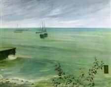 James McNeill Whistler Photo A4 symphony in grey and green the ocean 1872