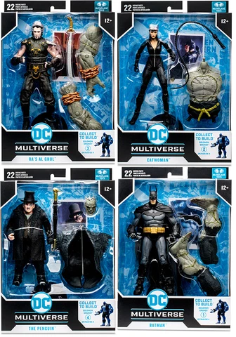 DC Multiverse Gaming 7 Inch Action Figure BAF Solomun Grundy - Set of 4 Cover