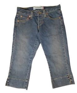 Levi's Low Slouch Capri Jeans Y2K Button Fly Size 1