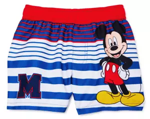 MICKEY MOUSE DISNEY Bathing Suit UPF-50+ Swim Trunks Toddler's Size 2T or 4T $22 - Picture 1 of 1