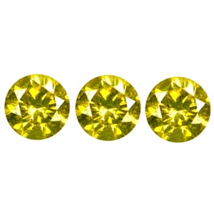 0.16 ct (3 pcs Lot) Excellent CALIBRATED SIZE(2 x 2 mm) Round Shape Diamond - Picture 1 of 1