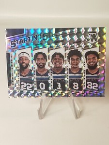 TIMBERWOLVES  2021-22 Mosaic  #17 Starting 5 Edwards Russell Beverly Towns Jaden