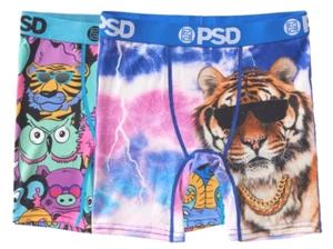 PSD BOYS CHILL ZOO YOUTH 2 PACK BOXER BRIEF MULTI Size- Small (size 6-8) - Picture 1 of 4