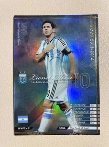 2013-14 Panini WCCF Lionel Messi Refractor Card MVP Barcelona Miami - Picture 1 of 2