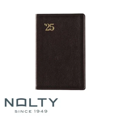 NOLTY GOLD 2025 Genuine Leather Pocket Organizer Planner Notebook #3121 Japan - Image 1 of 4