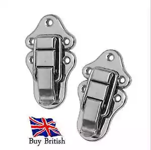 2 x Small Draw Bolt Flight Case Latches / Catches ( Pair ) - Picture 1 of 8