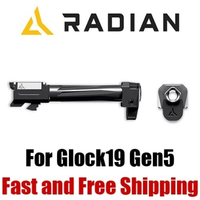 Combo de barril Radian RAMJET con compensador de posquemador para Glock 19 Gen5 G19 Gen 5 Foto 1 de 4