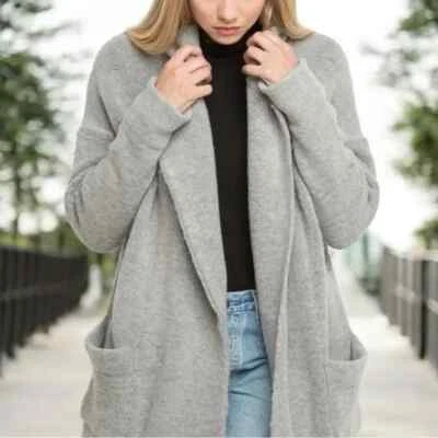 Brandy Melville Made in Italy Wool Blend Kennedy Open Front Cardigan Coat - Image 1 of 4