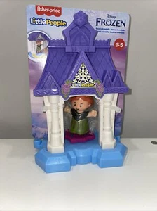 Fisher-Price Little People Disney Frozen Anna in Arendelle Portable Playset NEW - Picture 1 of 7