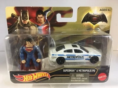 Coche Hot Wheels Batman vs Superman: Dawn of Justice Superman & Metropolis PD 2015 Foto 1 de 4