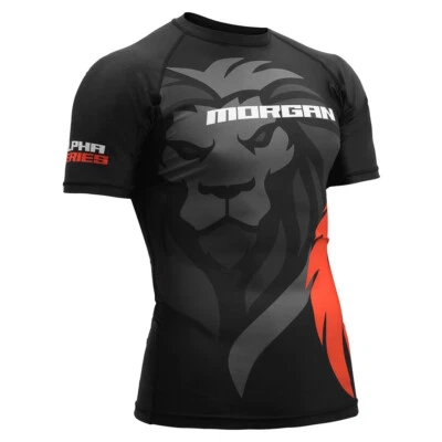 Camiseta de entrenamiento de compresión Morgan Sports - Alpha Rash Guard - MMA Ju-Jitsu No-Gi Foto 1 de 3