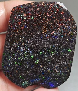 Opal Rub Winton Fairy Multicolour Matrix Treated 80.5 Carats Lapidary Opal Rough - Imagen 1 de 14