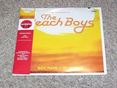 THE BEACH BOYS " SOUNDS OF SUMMER" PRESSED ON SEA BLUE VINYL 2 LP SET BRAND NEW - Image 1 of 2