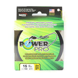 Power Pro Braided Spectra Line 15lb by 150yds Yellow (5854)