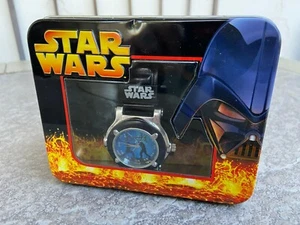 Star Wars Clicks Darth Vader Luke Skywalker Cloud City Lightsaber Duel Watch  - Picture 1 of 3