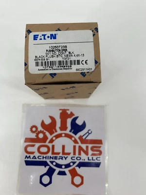Eaton Cutler-Hammer 10250T23B Non-Illuminated Push Button Operator 30mm Black - Image 1 of 4