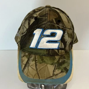 NASCAR Ryan Newman 12 Camo Hat Cap One Size Baseball  Adjustable Racing - Picture 1 of 9