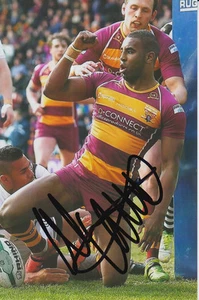 HUDDERSFIELD GIANTS HAND SIGNED MICHAEL LAWRENCE 6X4 PHOTO 5. - Imagen 1 de 1