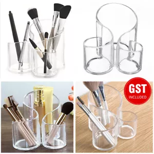 Makeup Organizer Acrylic Lipstick Stand Cosmetic Brush Cup Display Holder - Picture 1 of 11