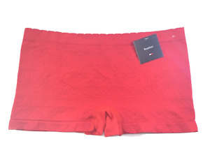 TOMMY HILFIGER WOMENS & TEENS SEXY BOYSHORT SLEEPING PANTY SIZE L RED NEW W/TAGS