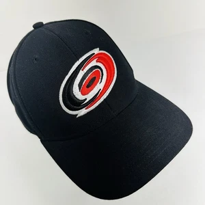 Carolina Hurricanes Reebok NHL Face Off Strapback Gorra Sombrero Negro Correa Ajustable - Imagen 1 de 11