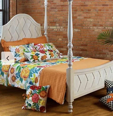 Mackenzie Childs Kira’s Garden Duvet Cover – Full/Queen Display Use Only - Image 1 of 4