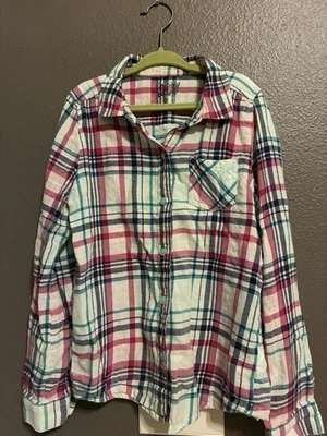 Jumping Beans Girls 100% Cotton Shirt Long Sleeve Size 7 Gift 1 Book - Image 1 of 4