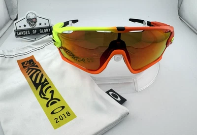 OAKLEY JAWBREAKER HARMONY FADE PRIZM RUBY SUNGLASSES OLYMPIC OO9290-3131 9.9 - Image 1 of 4