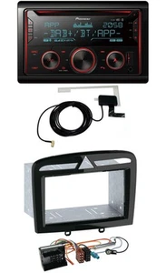 Pioneer 2DIN MP3 DAB USB CD Bluetooth Autoradio für Peugeot 308 SW CC 09-14 schw - Bild 1 von 8