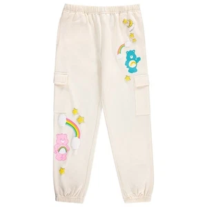 Care Bears Girls Cargo Sweatpants with Pockets Featuring Wish and Cheer Bear-... - Picture 1 of 6