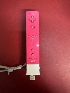 Official OEM Nintendo Pink Wii Remote with Motion Plus Adapter - Tested Works - Picture 1 of 2