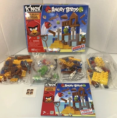 K'NEX: Angry Birds Grillin And Chillin 182 pcs - NOB, Box Damaged, RARE HTF - Image 1 of 4