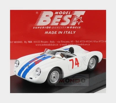 1:43 BEST Porsche 550 Rs Spider #74 Nassau Memorial Trophy 1958 Sesslar BE9823 M - Image 1 of 2