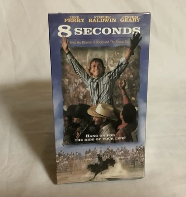 8 Seconds VHS 1994 Luke Perry Stephen Baldwin Cynthia Geary New And Sealed - Image 1 of 2