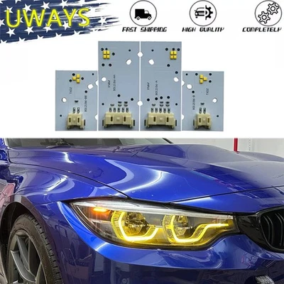 Yellow Angel Eye DRL LED Chips For BMW 430i 430iX 440i 440iX LCI 2018-2020 Foto 1 de 4