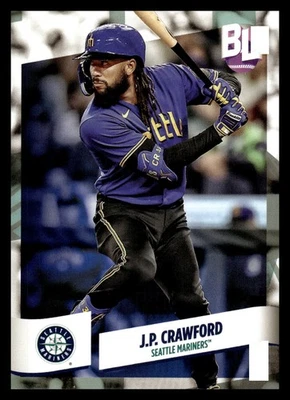 2024 Topps Big League #107 J.P. Crawford Seattle Mariners Baseball Card - Image 1 of 2