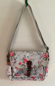 Cath Kidston Mini Saddle Bag Summer Blossom Print Crossbody Shoulder NWT - Picture 1 of 19