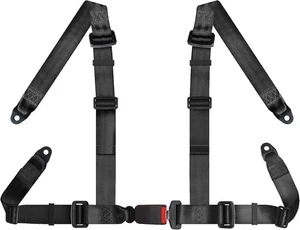 4 Point Seat Safety Belt Harness Go Kart ATV Quad Buggie 50 110 150 200 250cc - Picture 1 of 4
