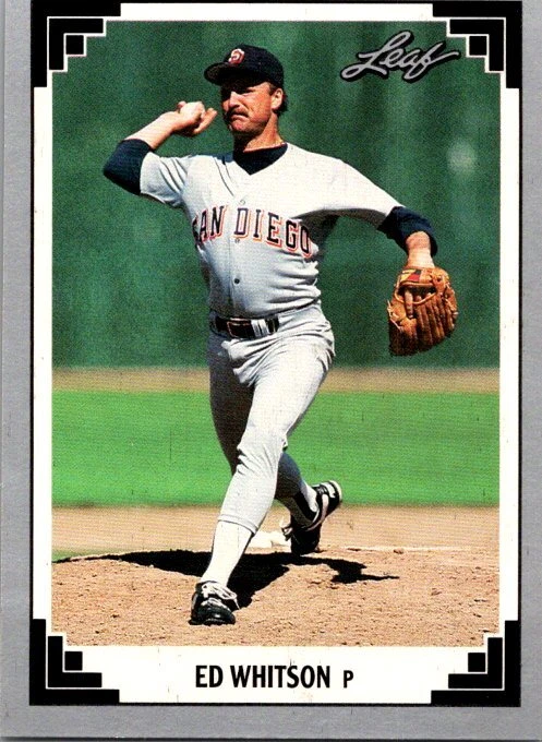 1991 Leaf Baseball 337 Ed Whitson - Image 1 of 1