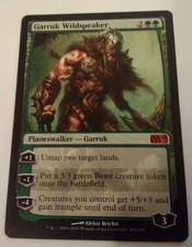 MTG Magic the Gathering 1x Garruk Wildspeaker M10