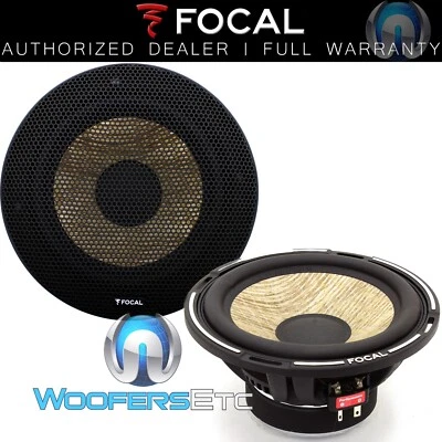 FOCAL W/PS165F3 6.5" 80W RMS FLAX MIDBASS DRIVERS SPEAKERS & PROTECTIVE GRILLS - Image 1 of 4